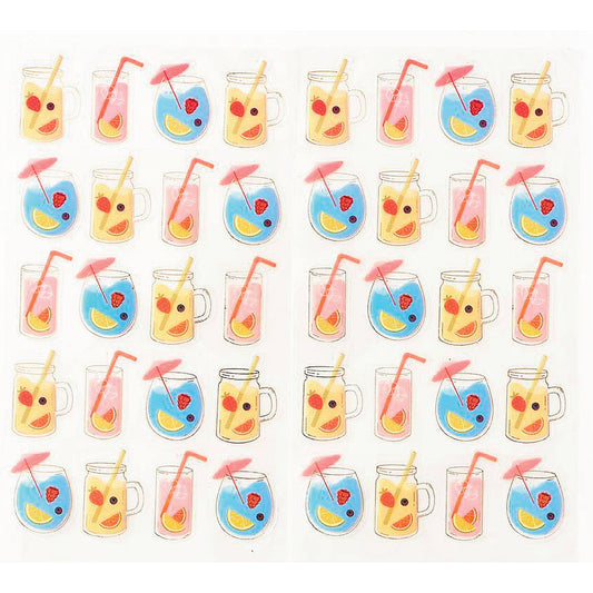 Summer Drink Stickers