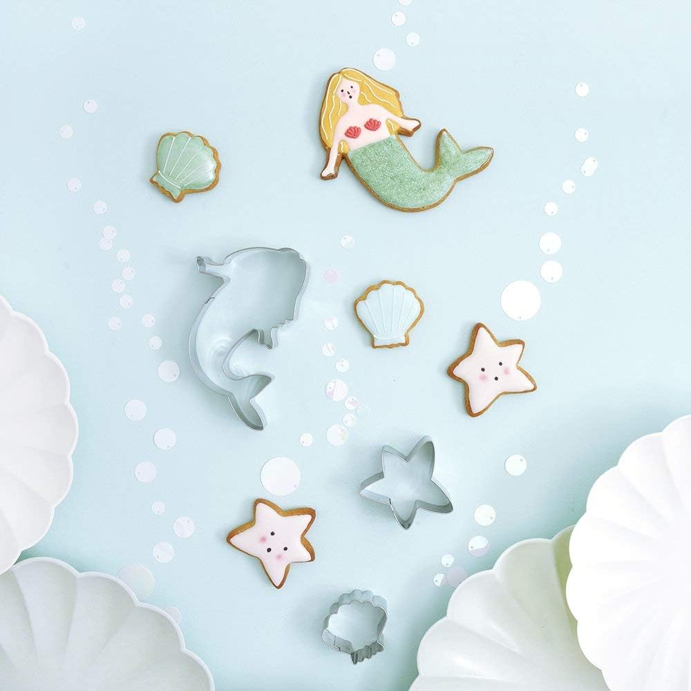 Mermaid - Starfish - Scallop Shell Cookie Cutters