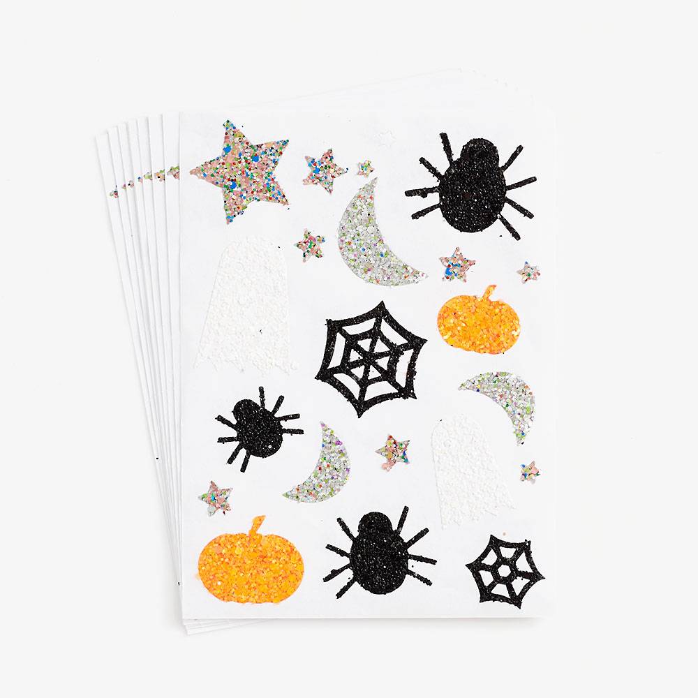 Glitter Halloween Sticker Sheets