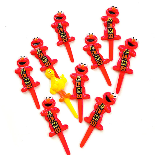 Vintage Bakery Crafts Elmo Cake Picks