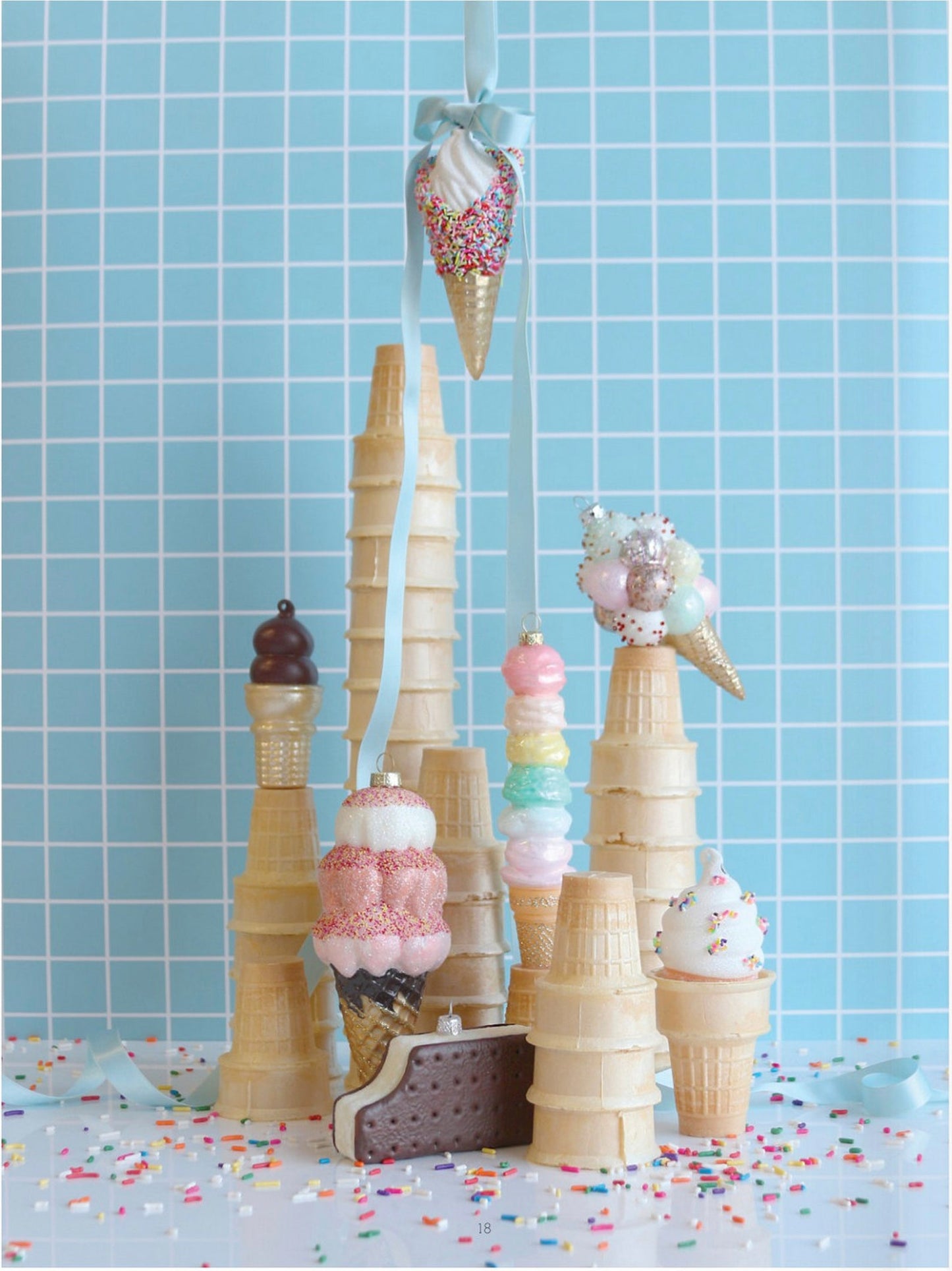 Soft Serve Ice Cream Ornament
