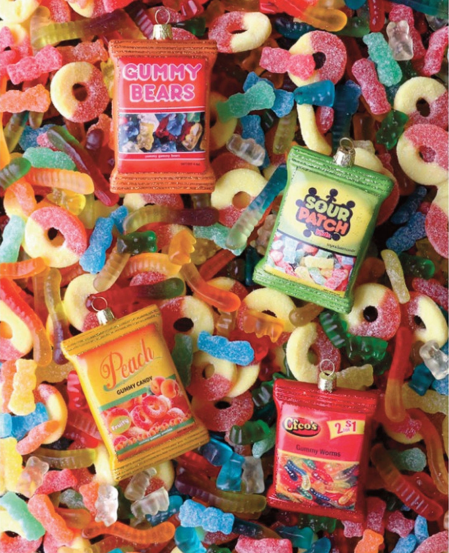 Chewy Sour Candies Ornament