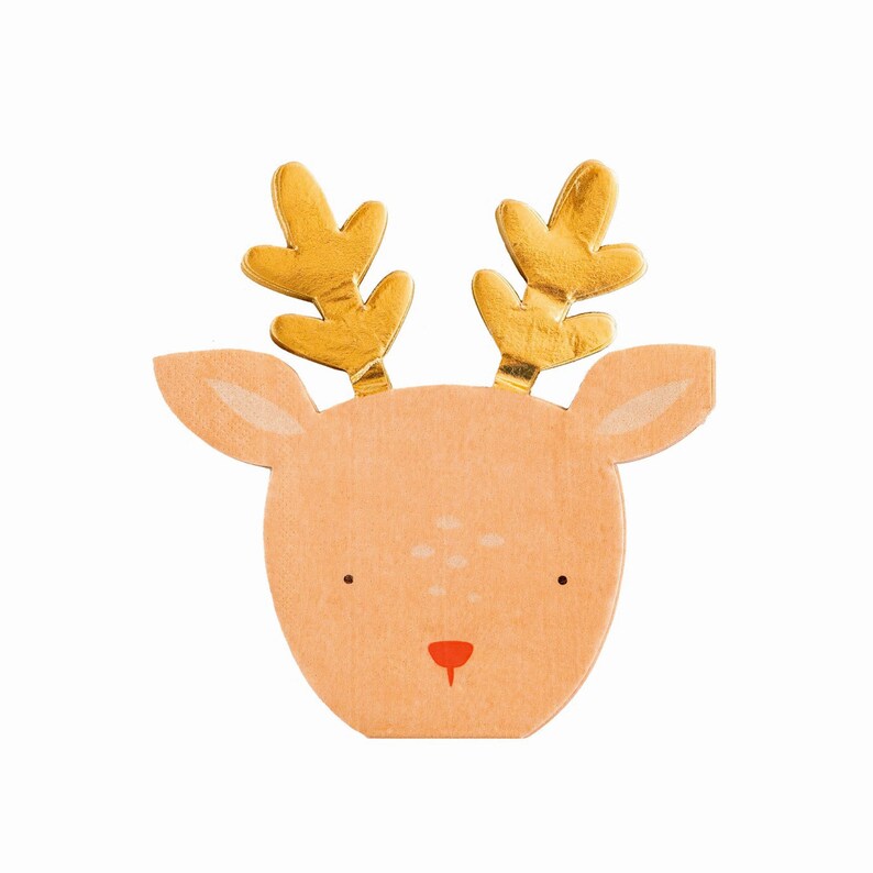Diecut Reindeer Napkins
