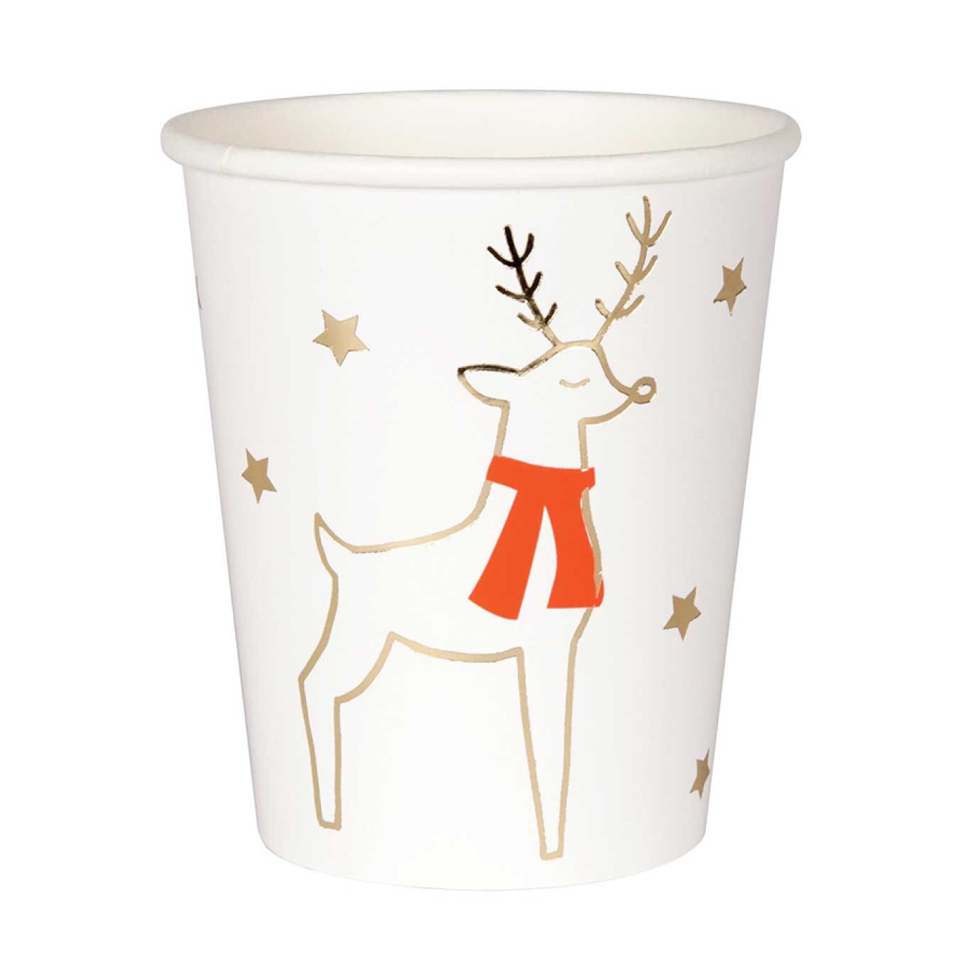 Meri Meri Holiday Deer Paper Cups