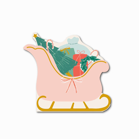 Village Christmas Sleigh Napkins