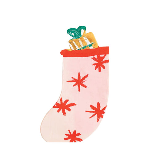 Stocking-Shaped Large Napkins