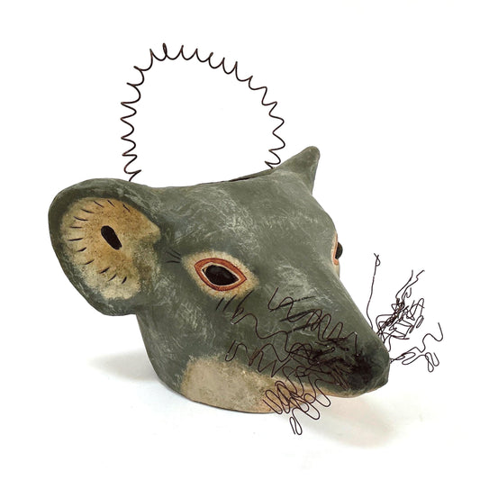 Rat Candy Bucket Halloween Decor