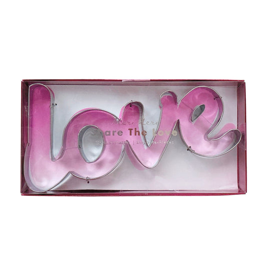 Large 9-inch LOVE Cookie Cutter
