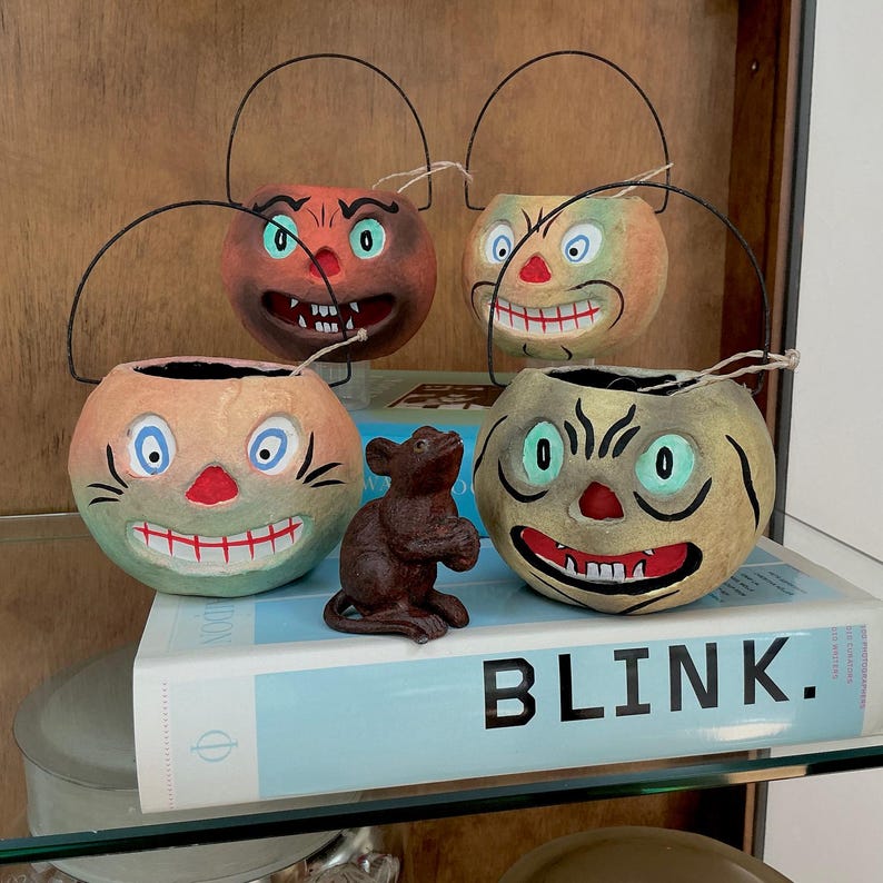 Pumpkin Face Candy Bucket