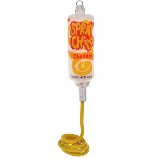 Cody Foster Spray Cheese Glass Ornament