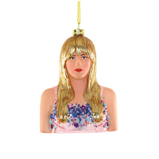 Taylor Swift Christmas Ornament