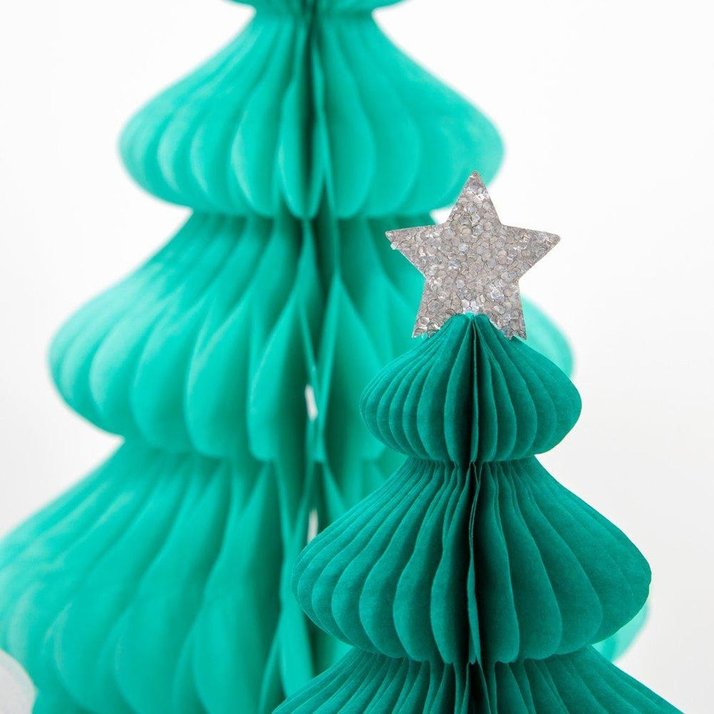 Green Forest Honeycomb Tree Decorations