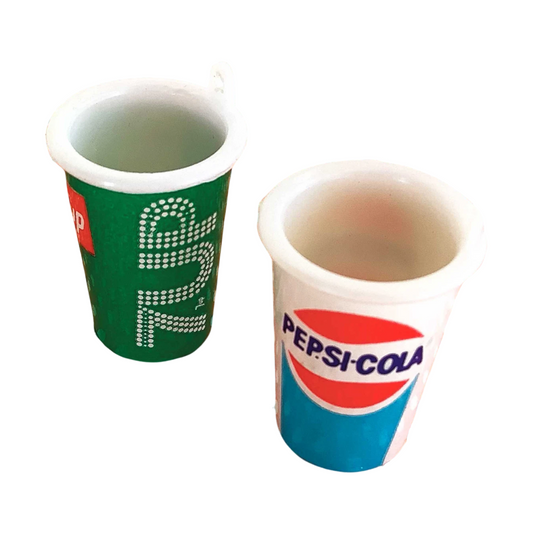 Vintage Soda Cup Charms (4)