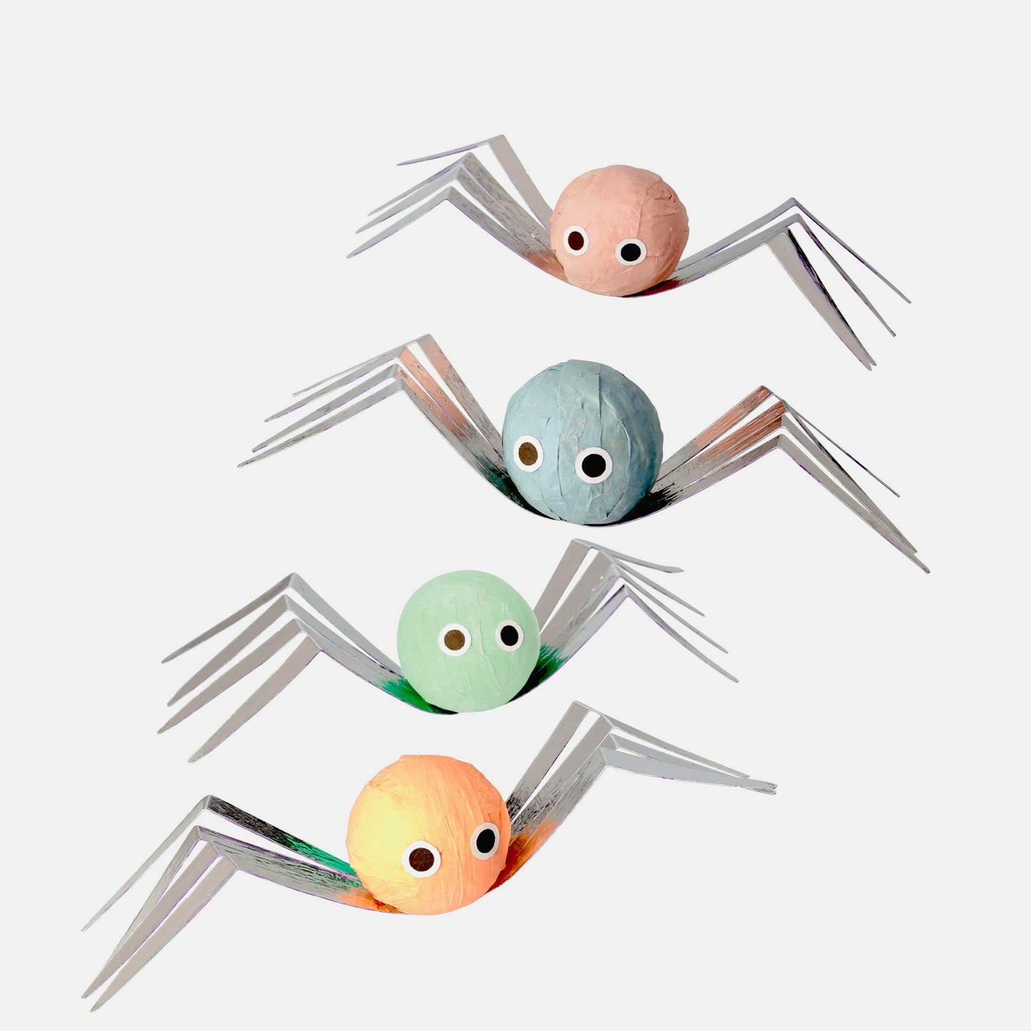 Pastel Spider Surprise Balls x4