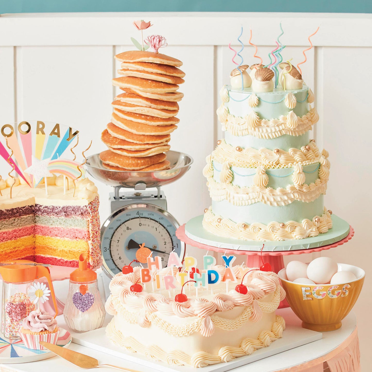 Happy Birthday Letter Candle Styled