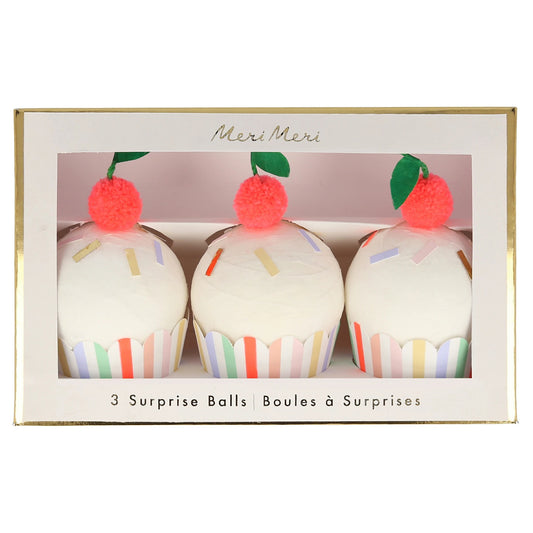 Cupcake Surprise Balls x3