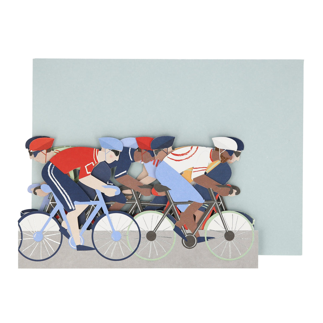 Cycling Fold-Out Birthday Card