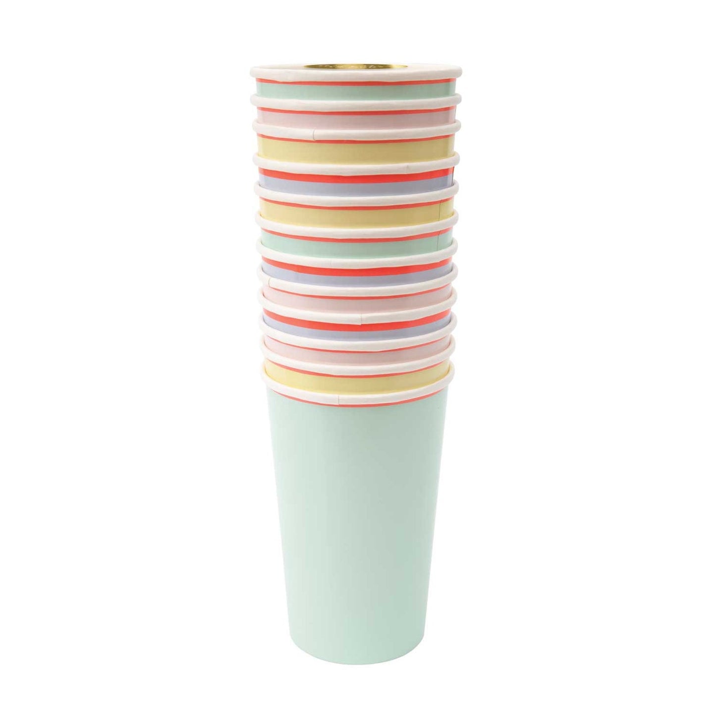 pastel highball tall paper cups