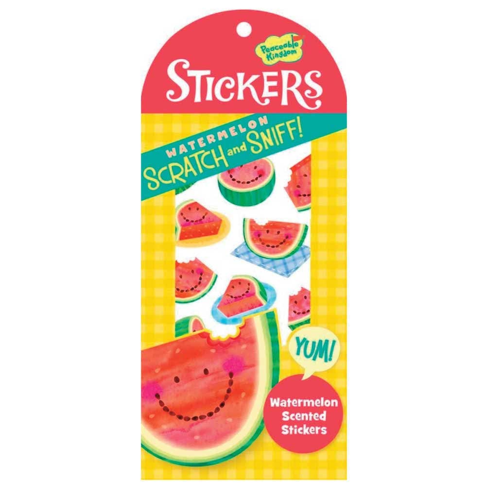 Watermelon Scratch and Sniff Stickers