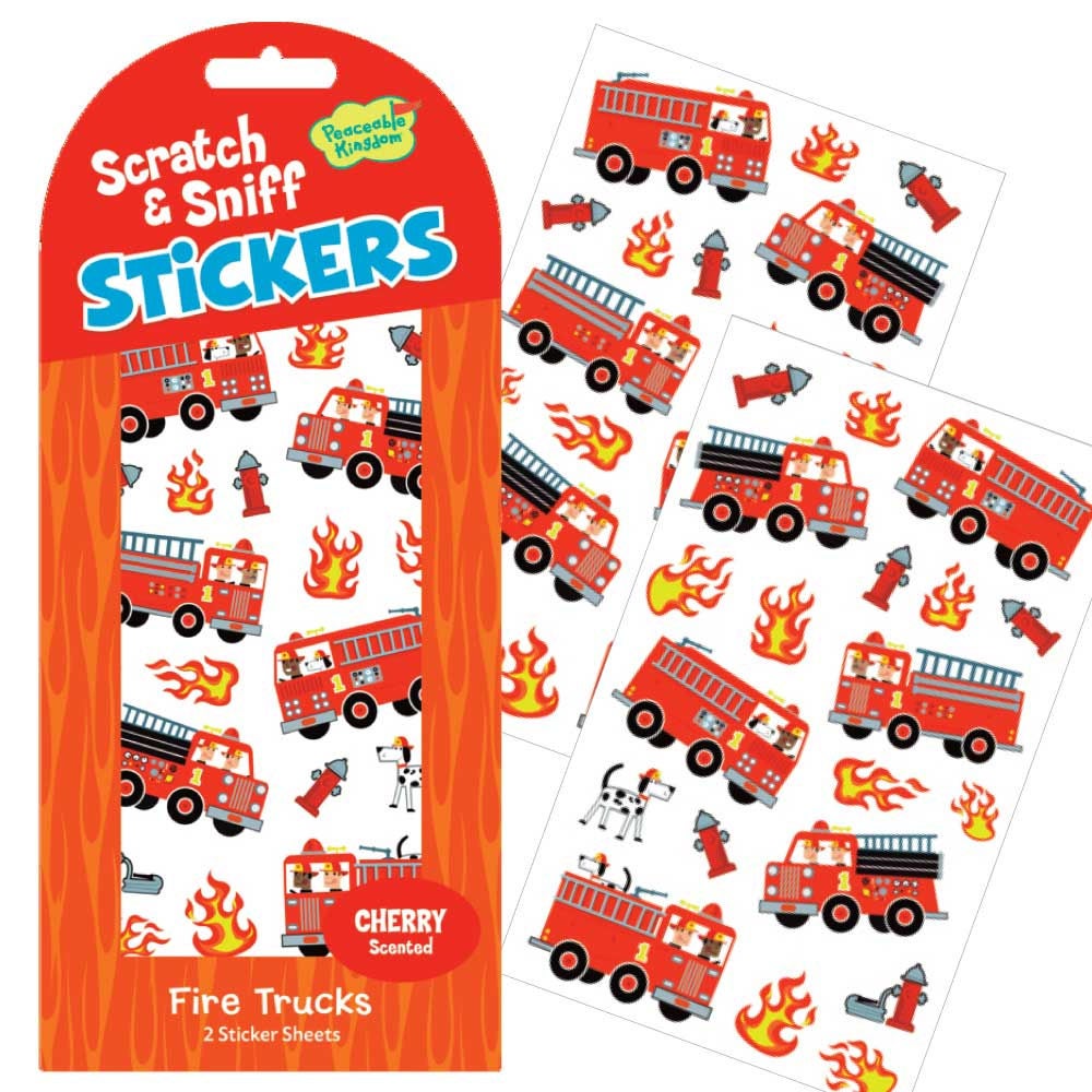 Fire Truck Stickers