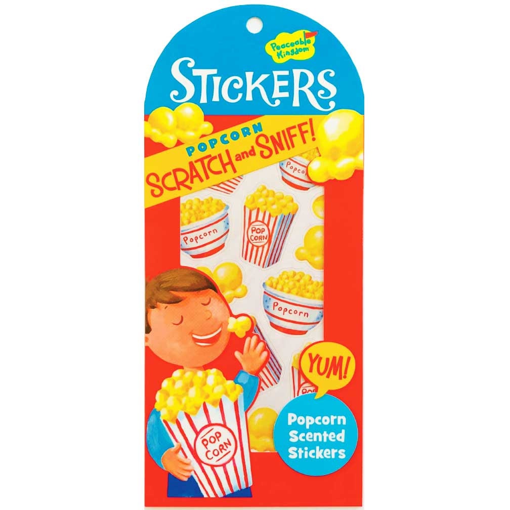 Popcorn Scratch and Sniff Stickers