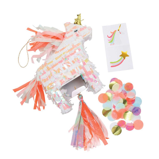 Unicorn Mini Piñata Favor Box