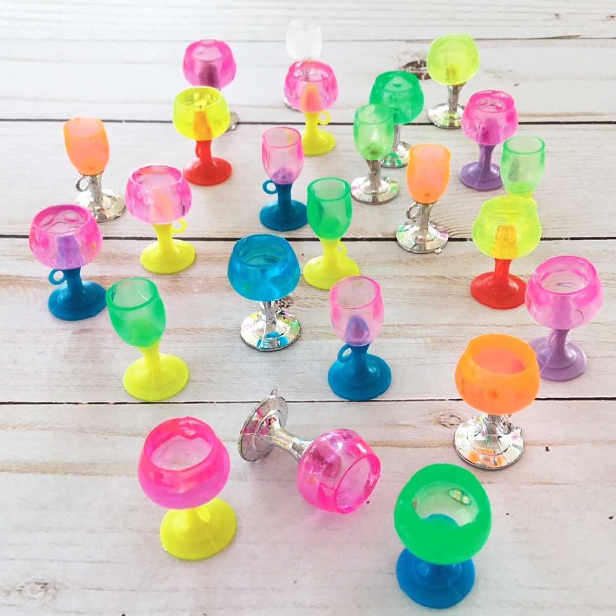 Miniature Wine Glasses Charms