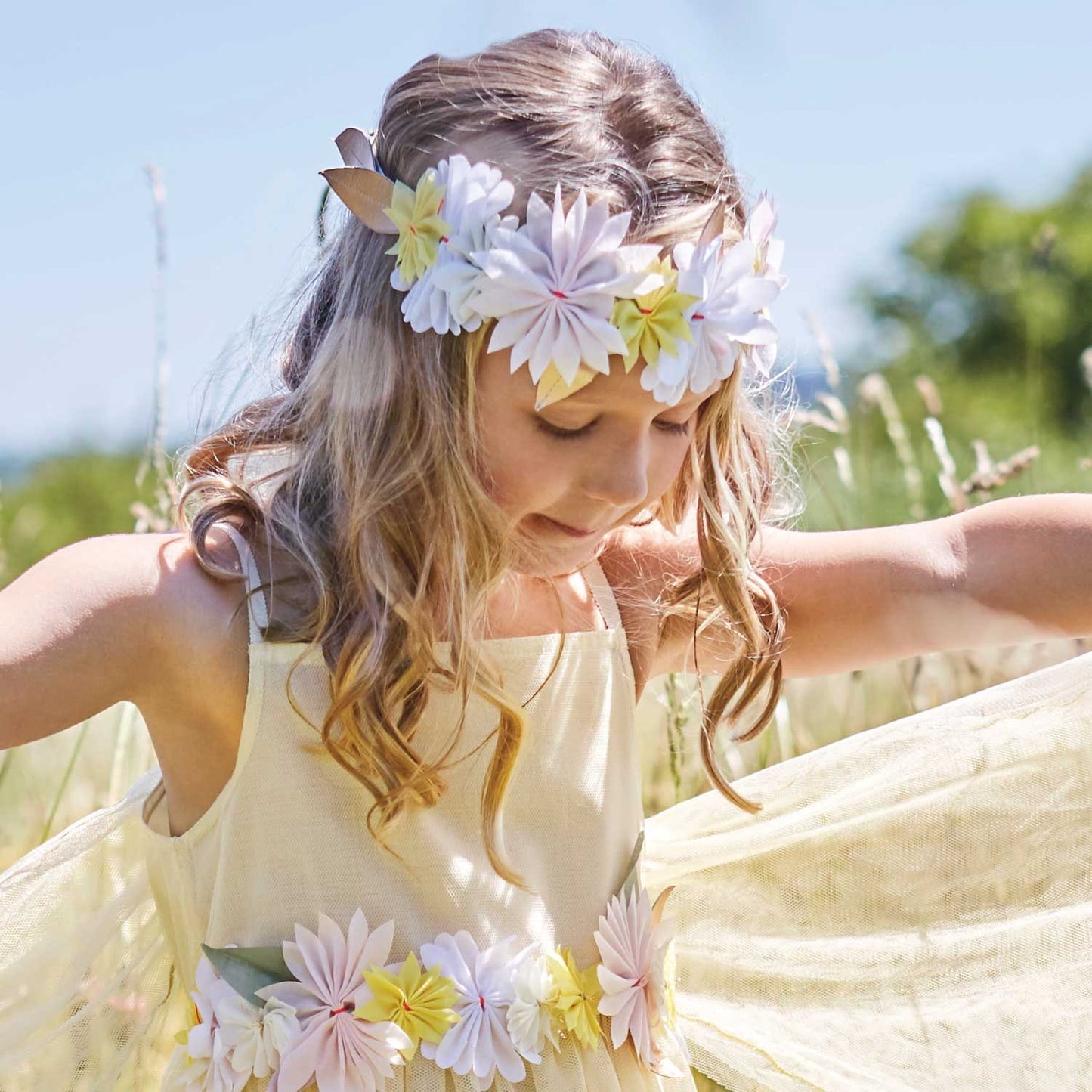 Flower Party Crown Closeup