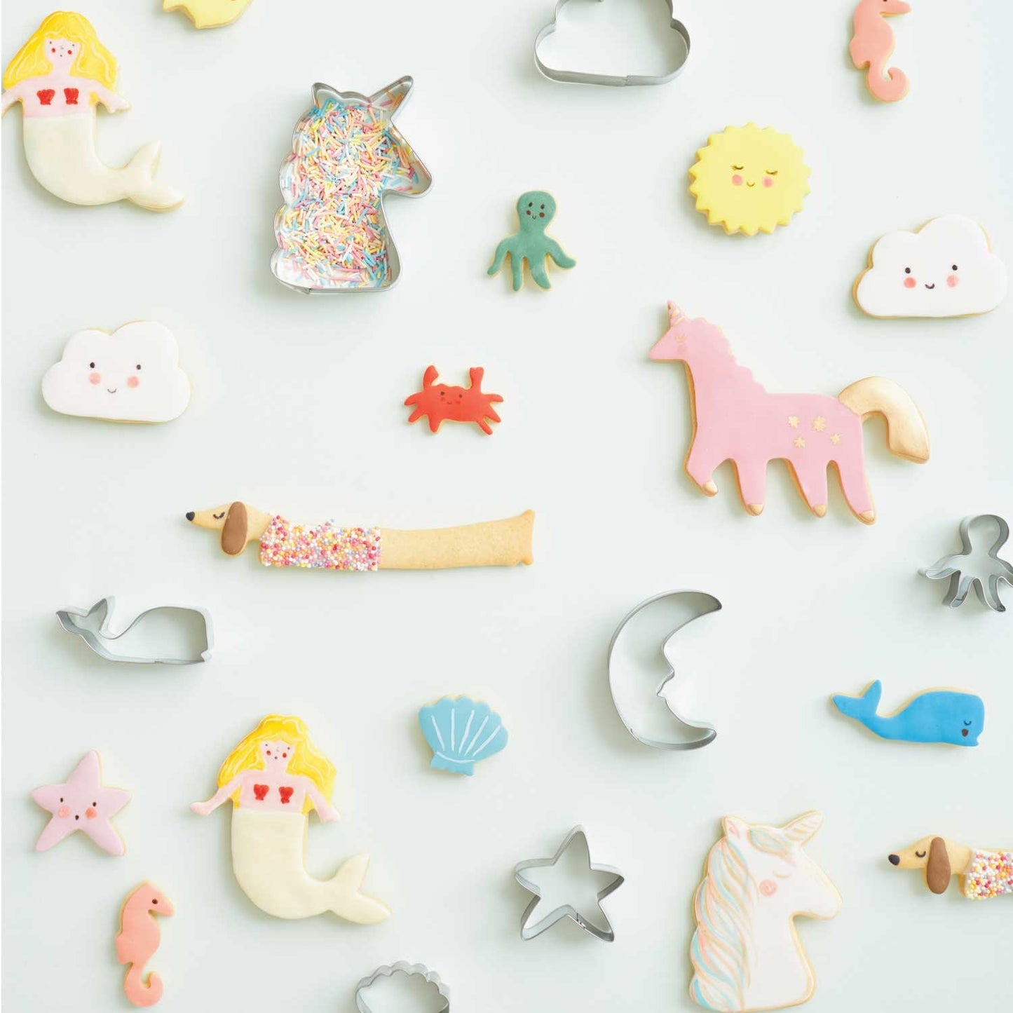 Sun Moon Cloud Cookie Cutters