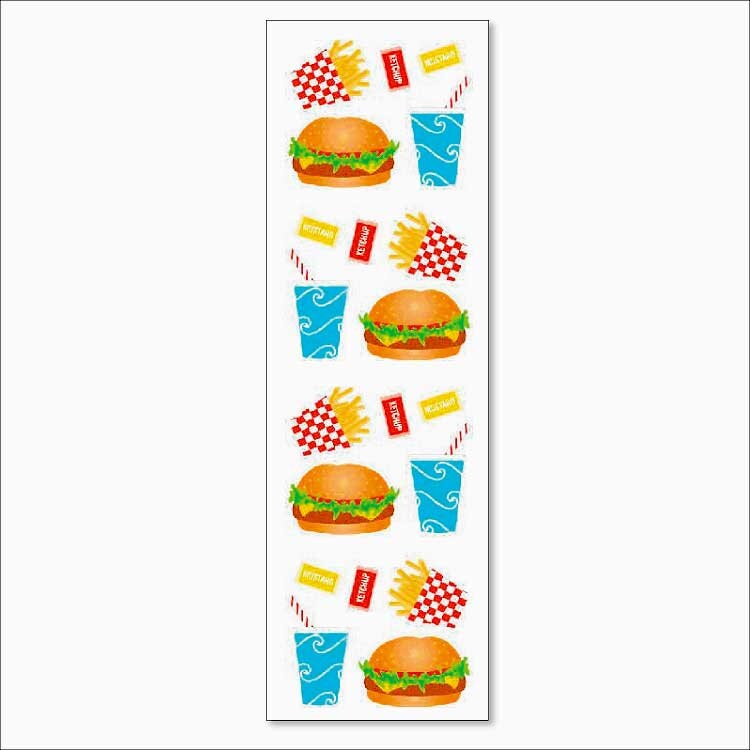 Mrs. Grossman’s Burger & Fries Stickers