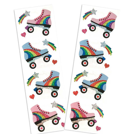 Glitter Rollerskates Stickers