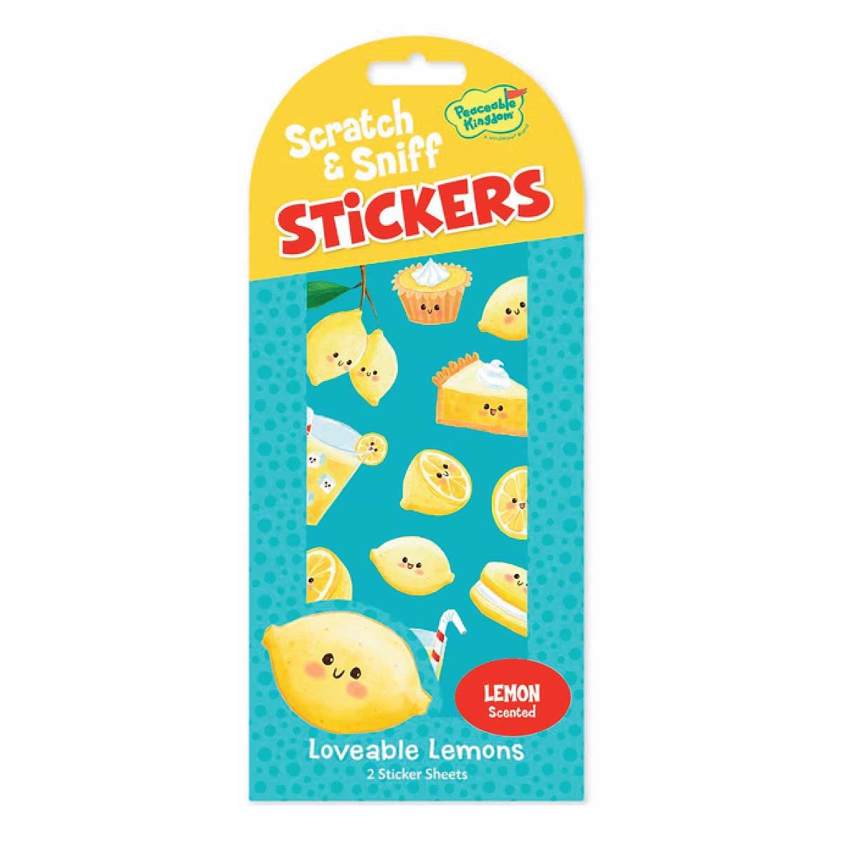 Loveable Lemon Scratch and Sniff Stickers