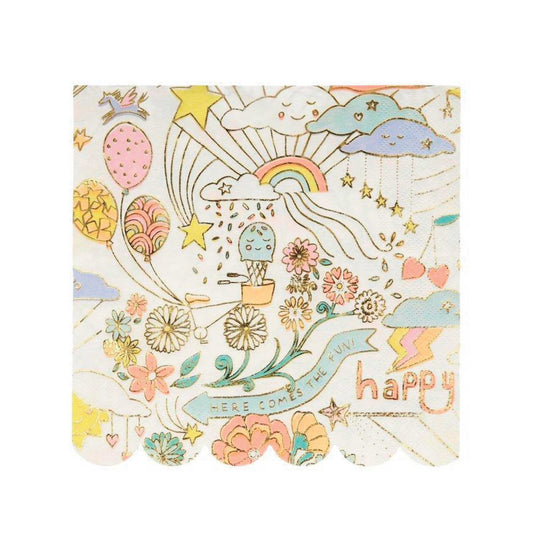 Happy Doodle Napkins