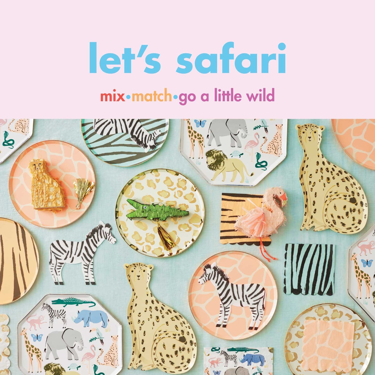 Safari Animal Party Tableware