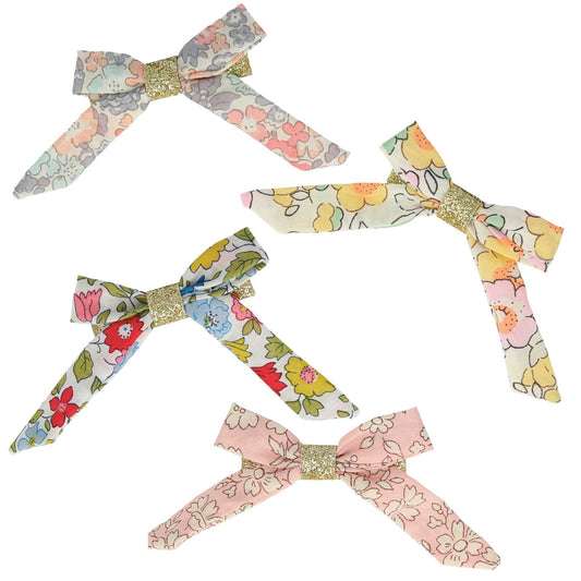 Liberty Hair Bow Clips