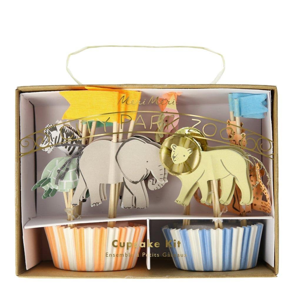 Safari Animals Cupcake Kit by Meri Meri