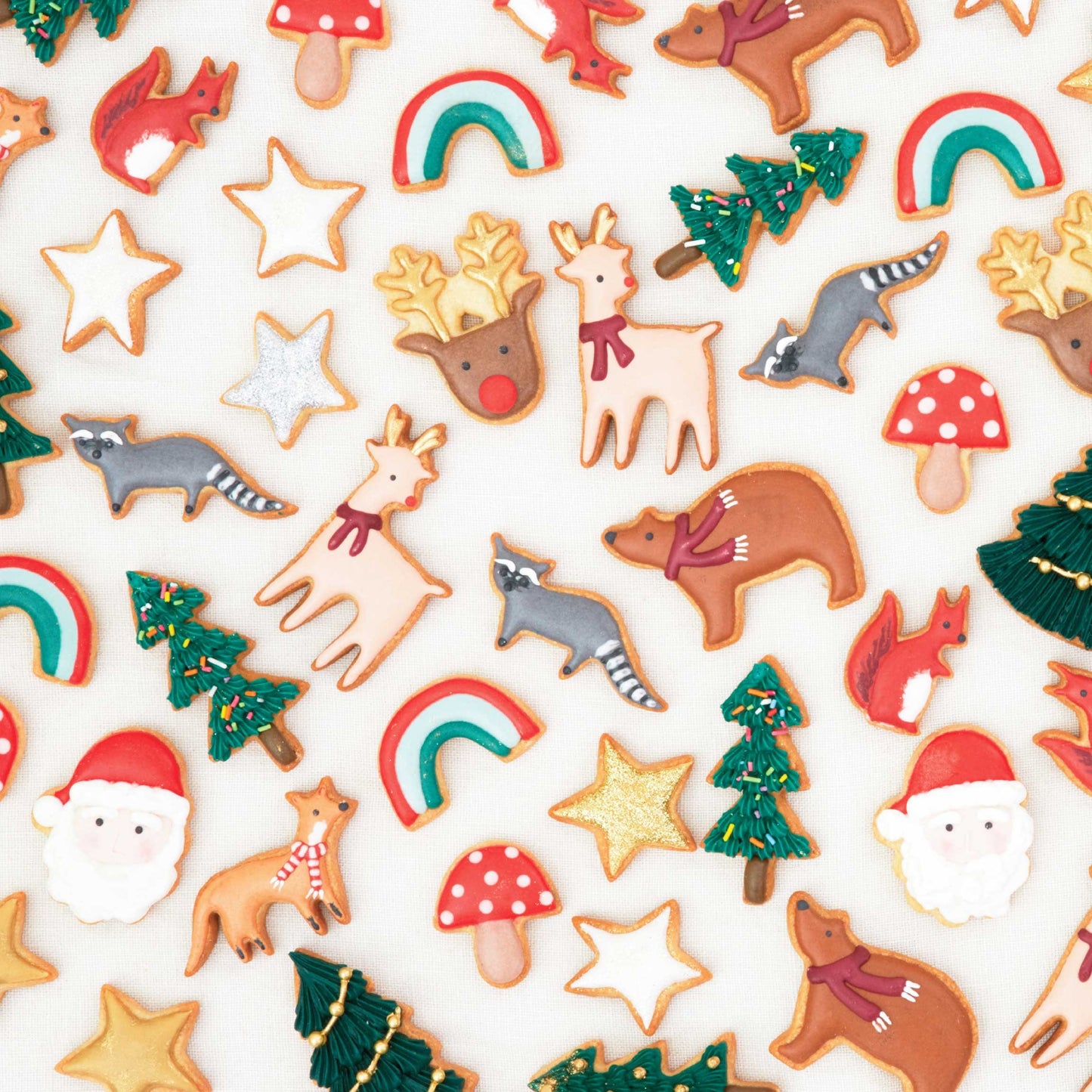 Mini Christmas Motif Cookie Cutters