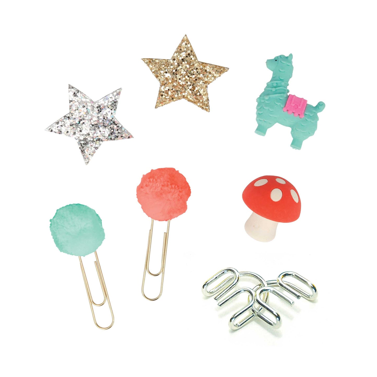 Meri Meri Pastel Fringe Christmas Crackers