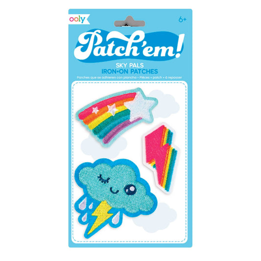 Sky Pals Iron-on Patches: OOLY Rainbow Star