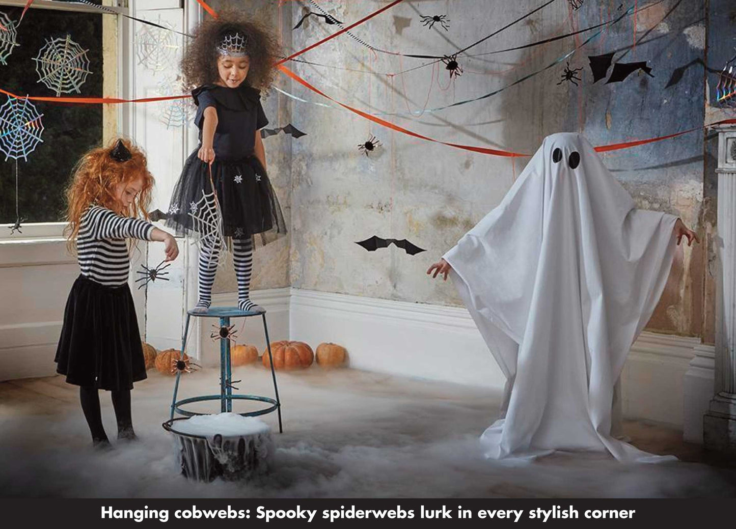Giant Halloween Hanging Cobwebs