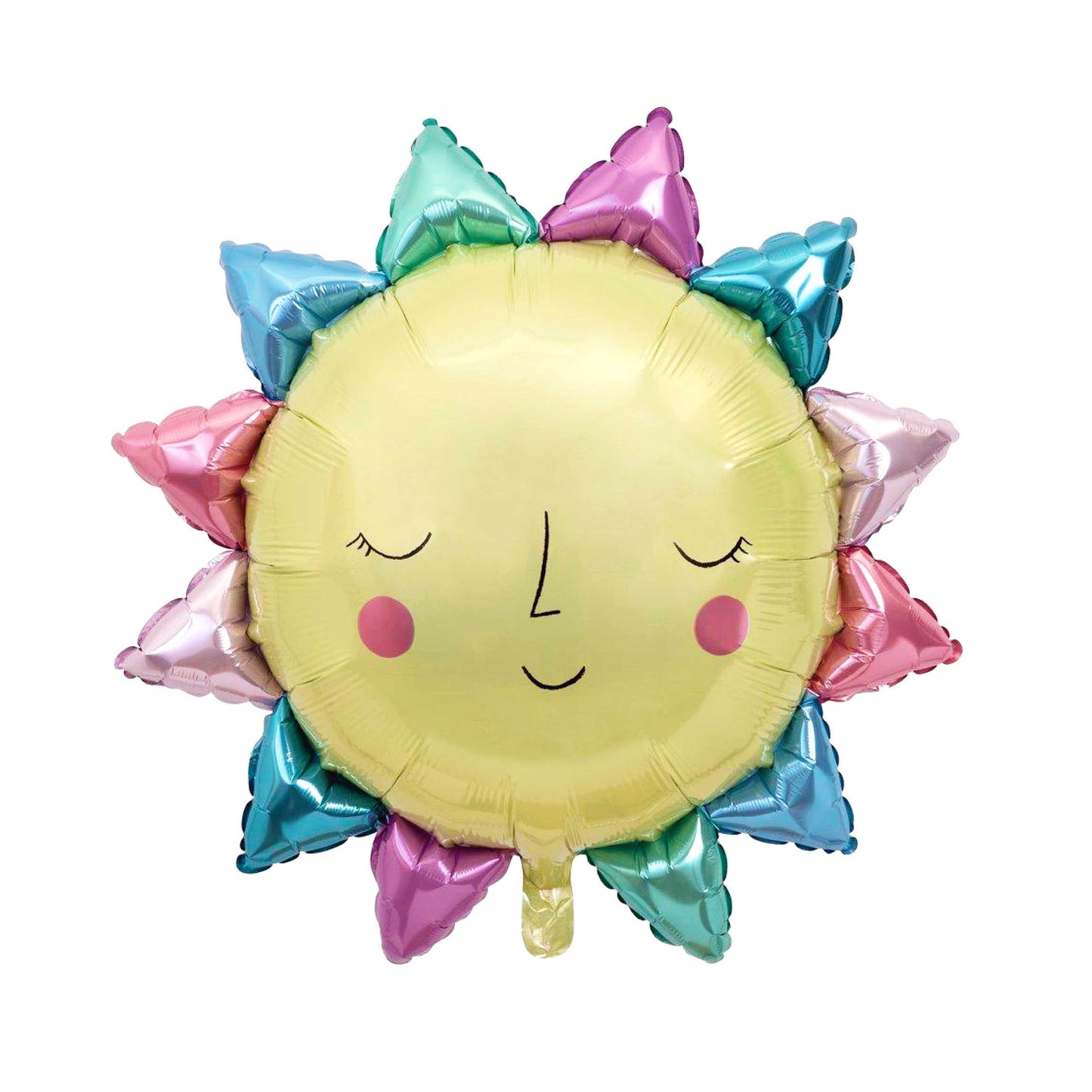 rainbow sun large balloon