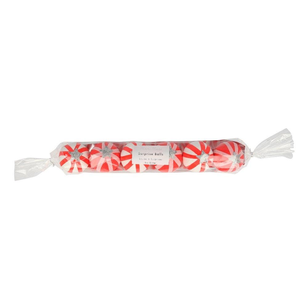 Peppermint Candy Surprise Balls x6
