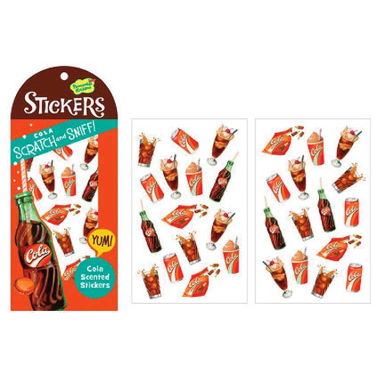 Cola Scratch and Sniff Stickers
