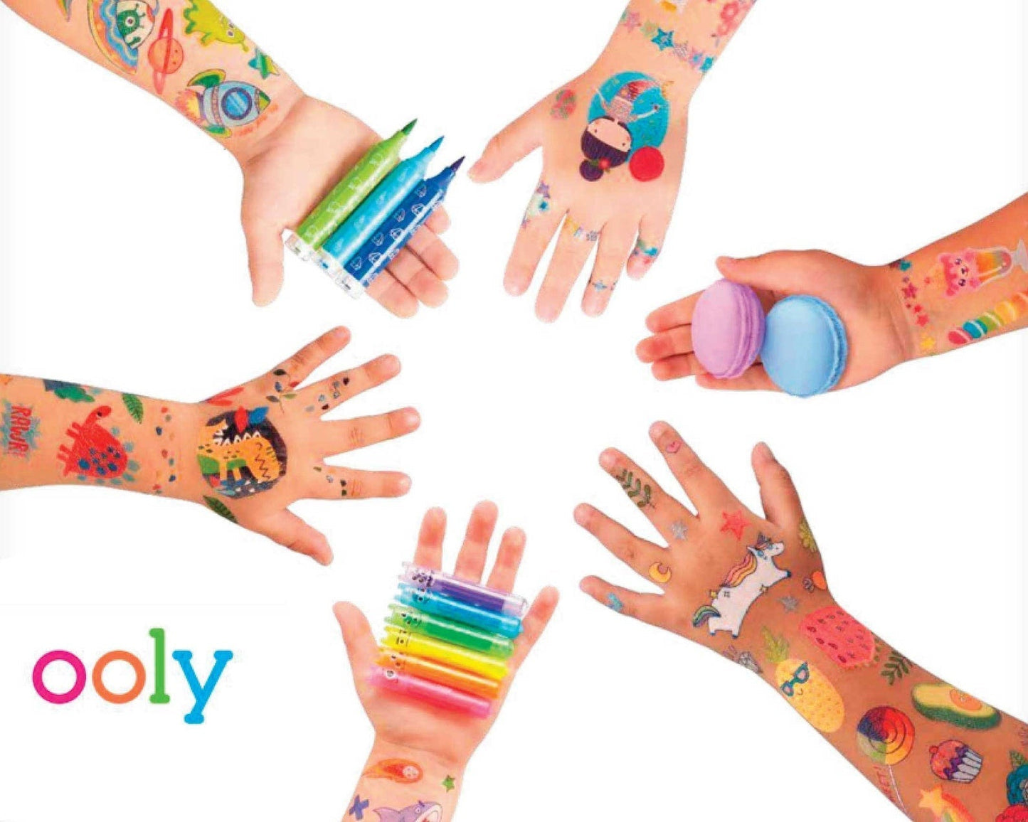 Over the Rainbow Glitter Tattoos OOLY