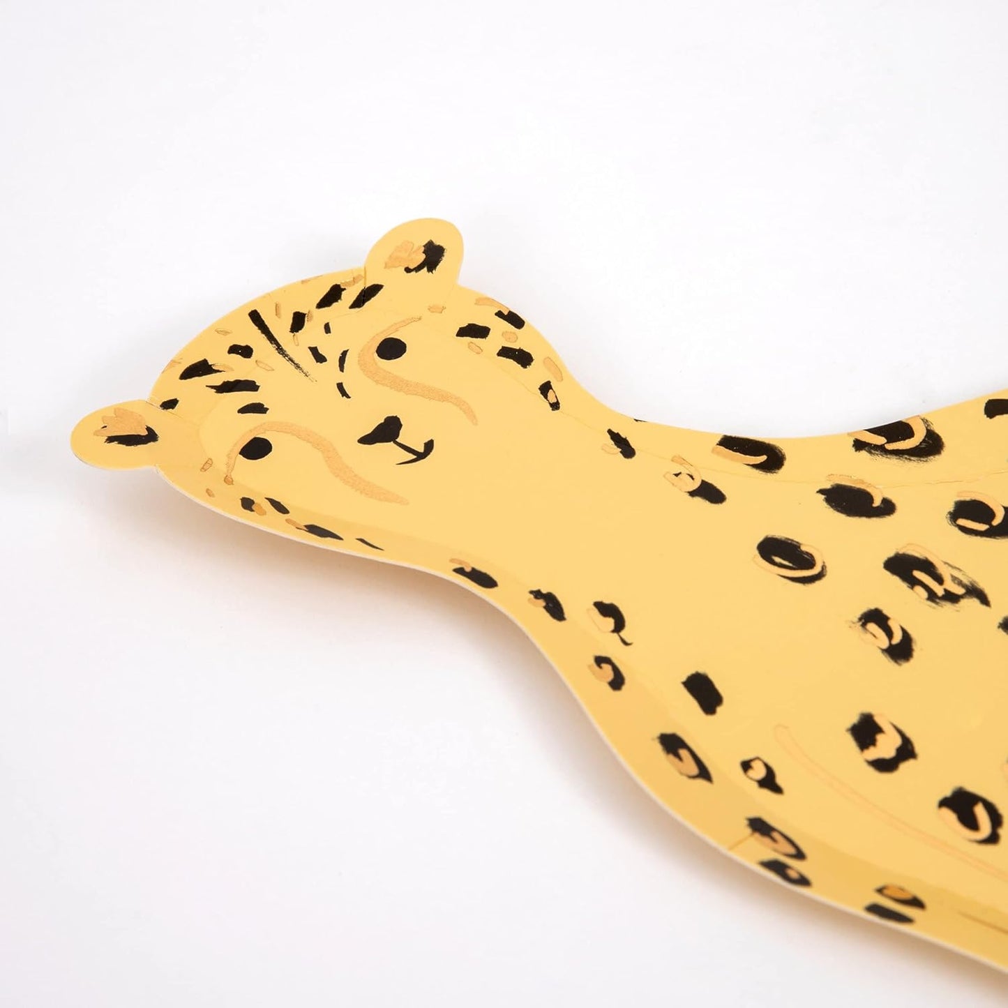 Safari Cheetah Plates with Gold Foil from Meri Meri