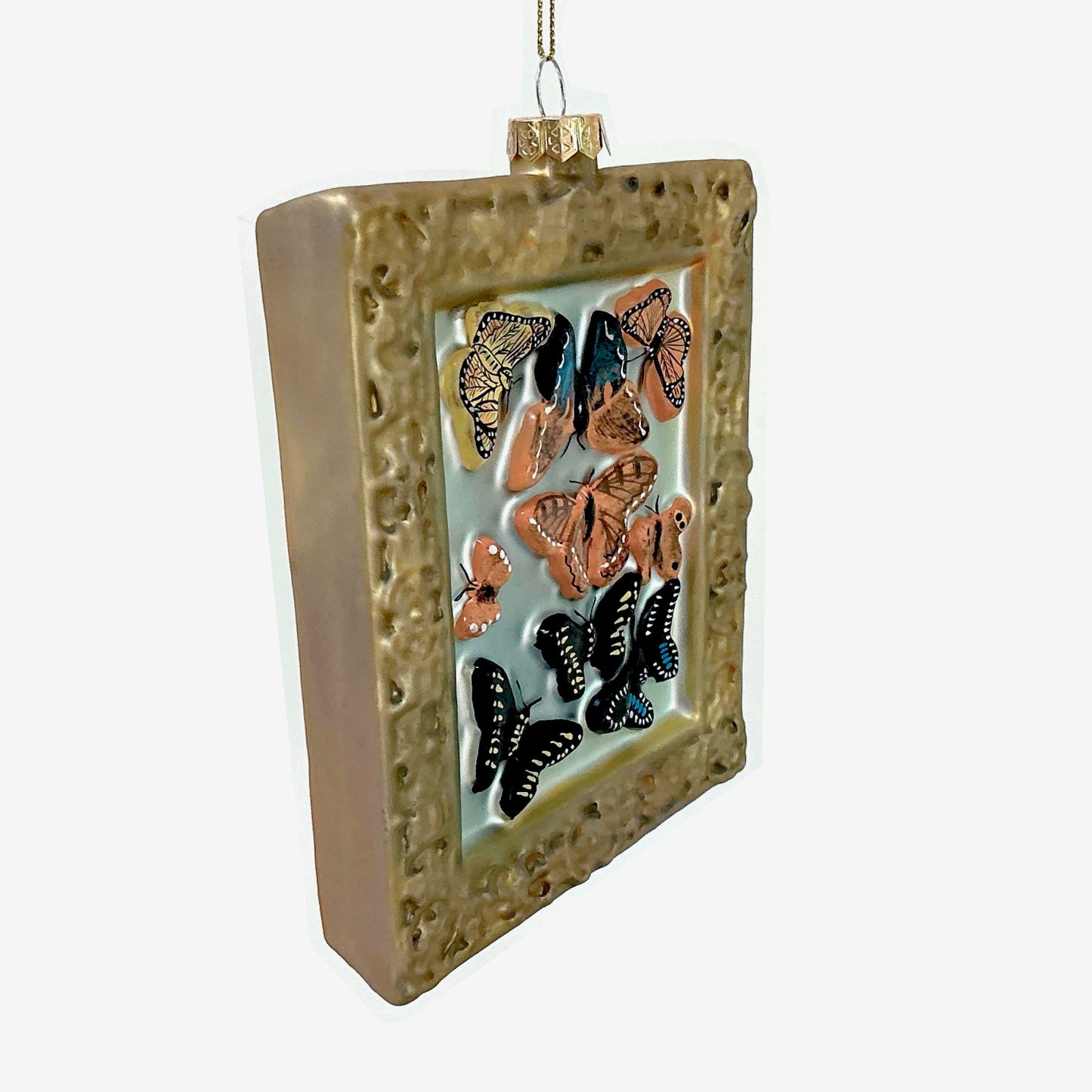 Victorian Butterfly Specimen Glass Ornament by Cody Foster