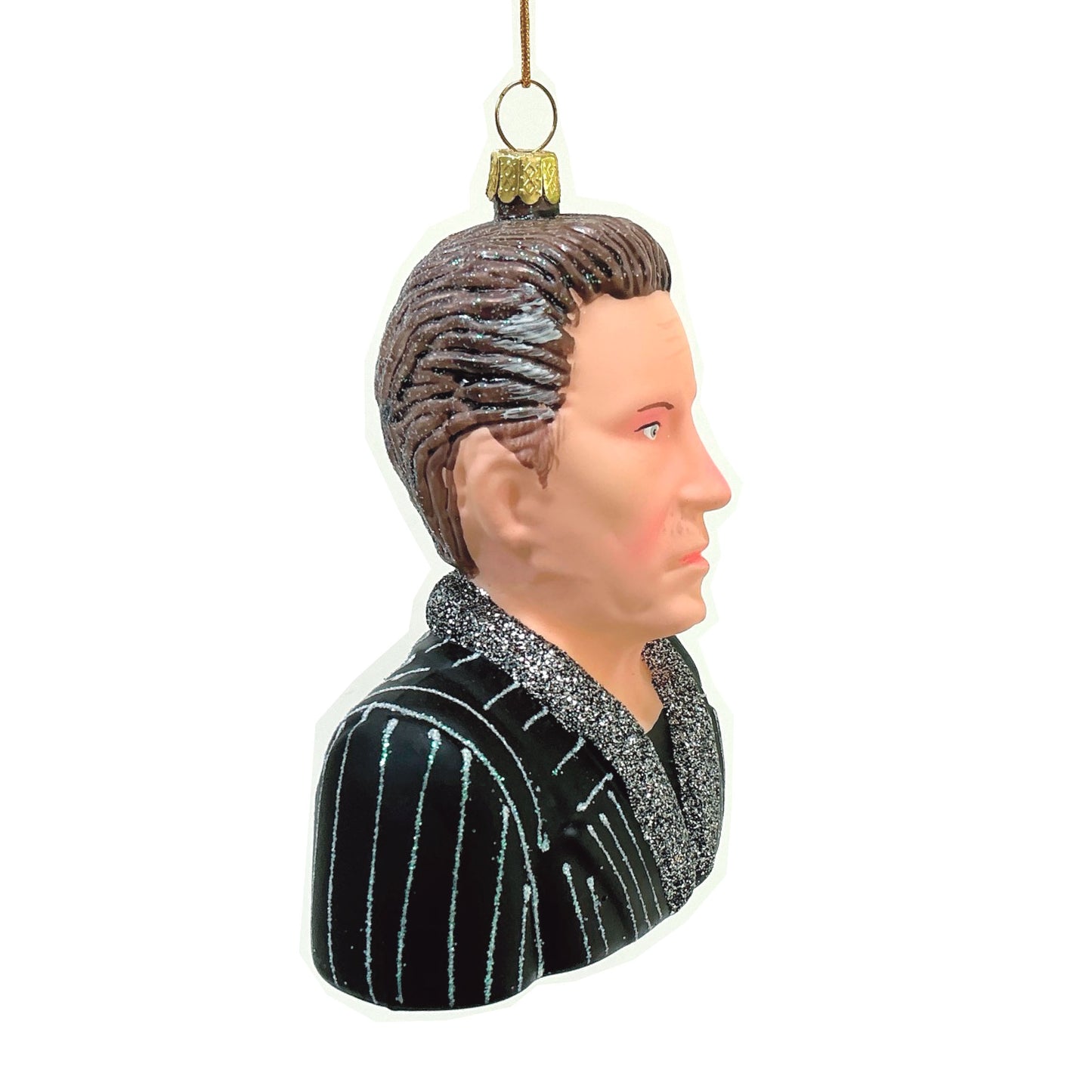 Cody Foster Christopher Walken Glass Ornament
