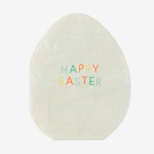 Happy Easter Egg Napkins Set of 24