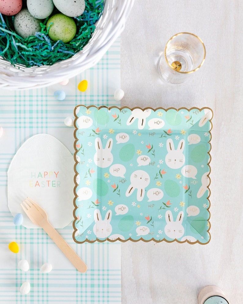 Happy Easter Egg Napkins Set of 24