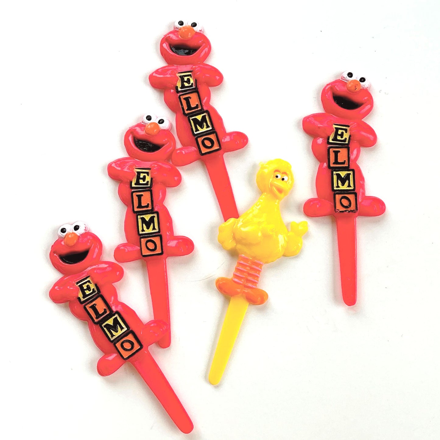 Vintage Bakery Crafts Elmo Cake Picks